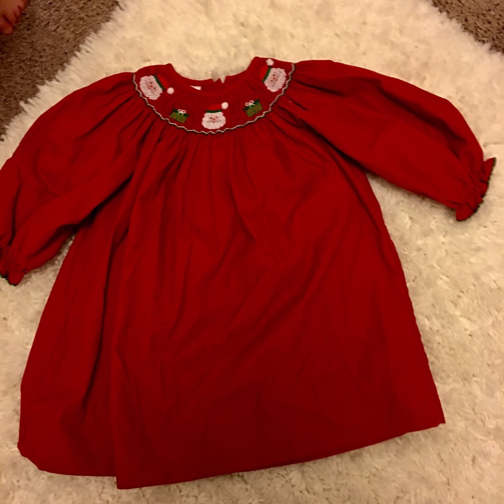 Holiday Smocked Dress